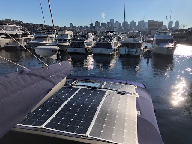 4 150 Watt Marine Solar Panels