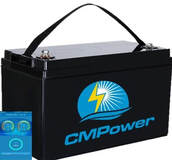 Lithium Iron Phosphate (lifepo4) marine battery by custom marine products for marine and solar use