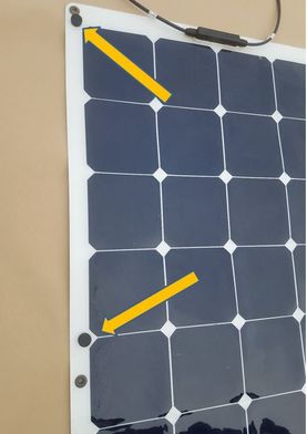 flexible marine solar panel magnetic canvas mounting kit